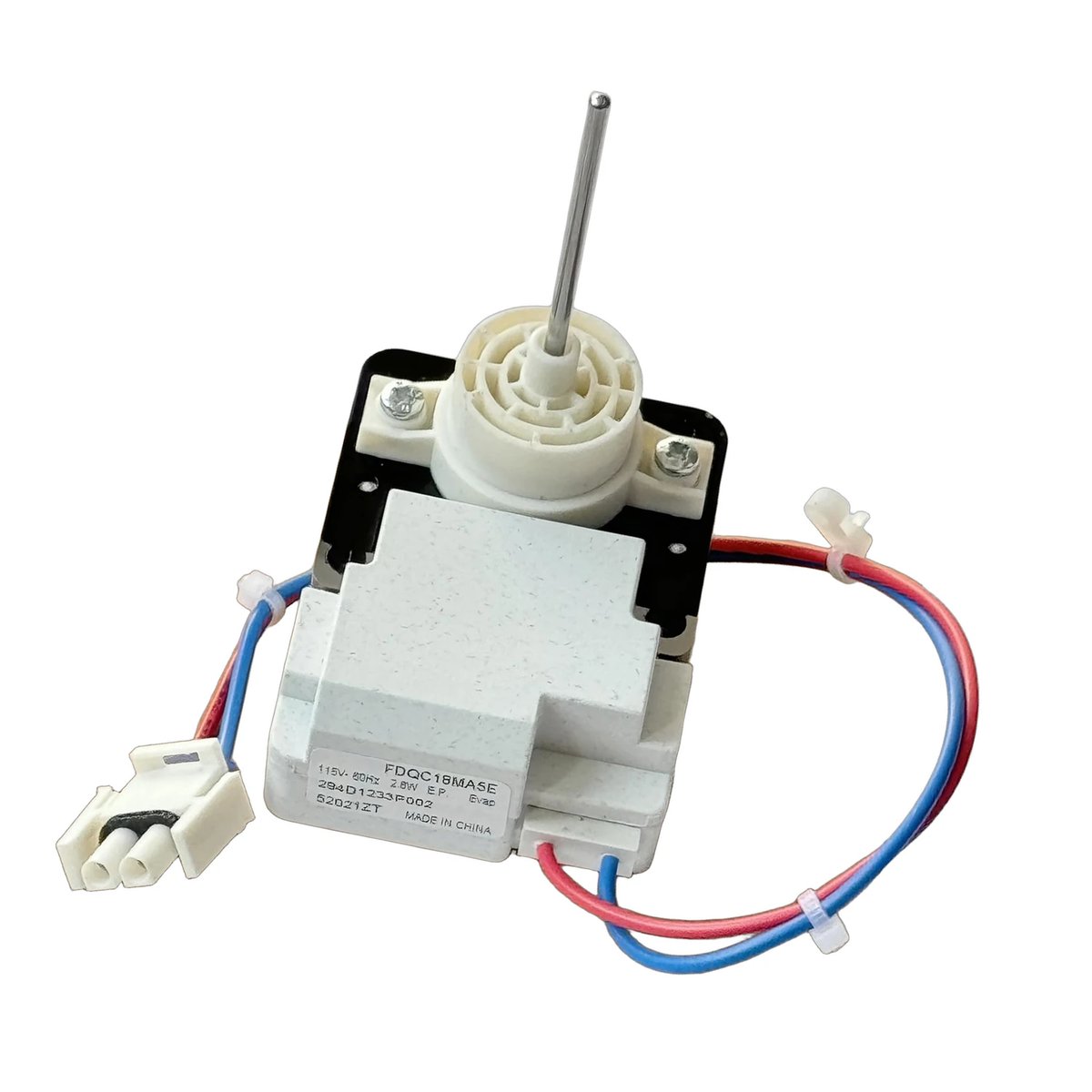 294D1233P002 Refrigerator Condenser Fan Motor Compatible with MABE GE, Replaces WR01F04574 294D1978P001 WR01F04955 FDQC18MA5E
