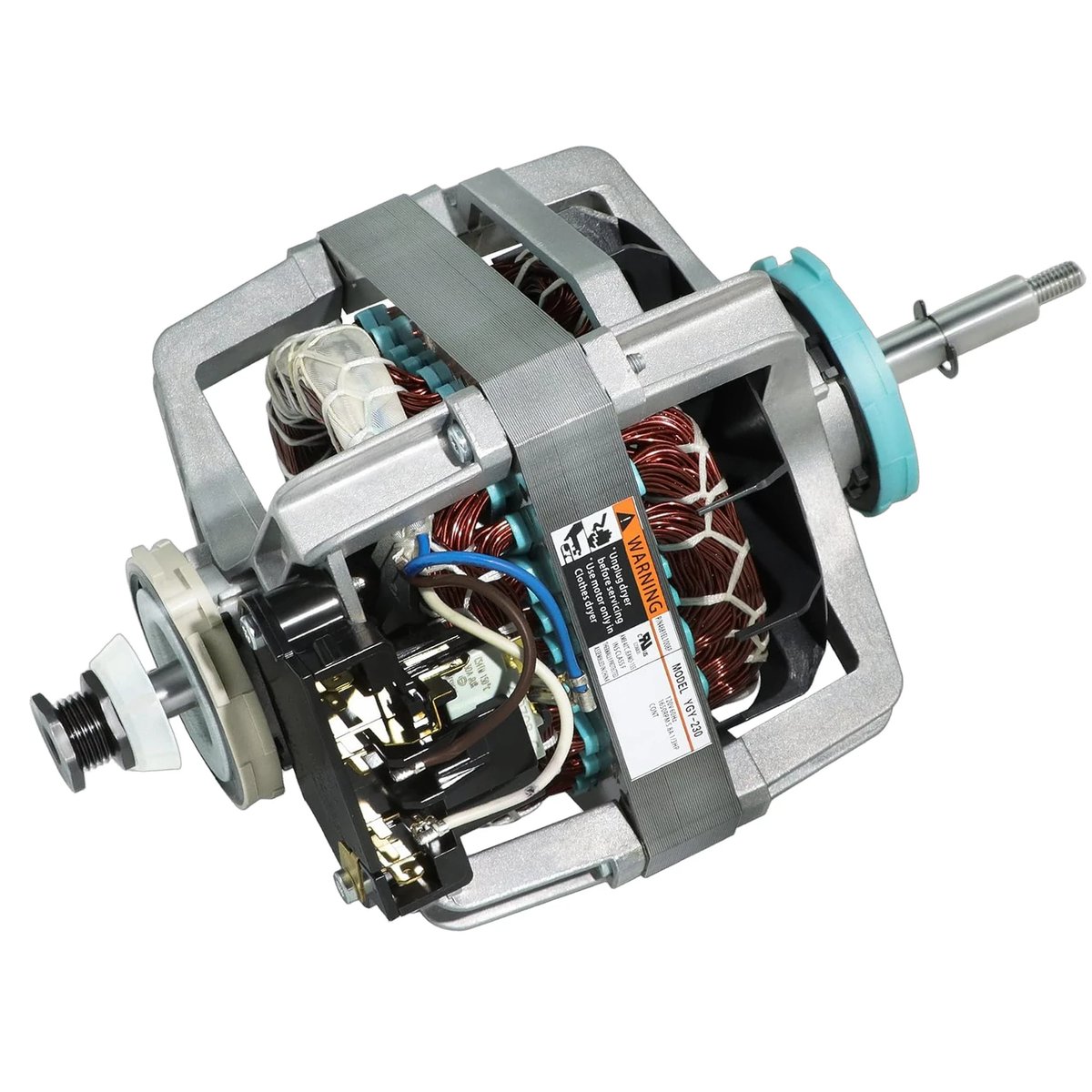 4681EL1008A Drum Drive Motor Compatible with LG Kenmore Dryers, Replaces AP4438218 4681EL1002A 4681EL1006A 4681EL1008B 4681EL1008H 4681EL1008K PS3523290 1330330