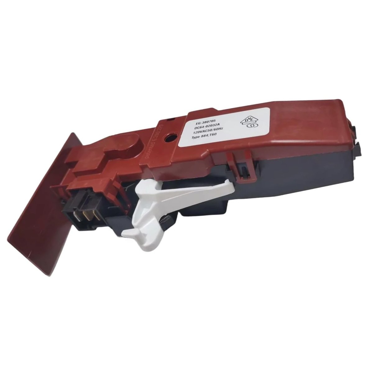 DC64-02032A Washer Door Lock Switch Assembly Compatible with Samsung Kenmore, Replaces AP4567166 PS4211604 2002546 EAP4211604