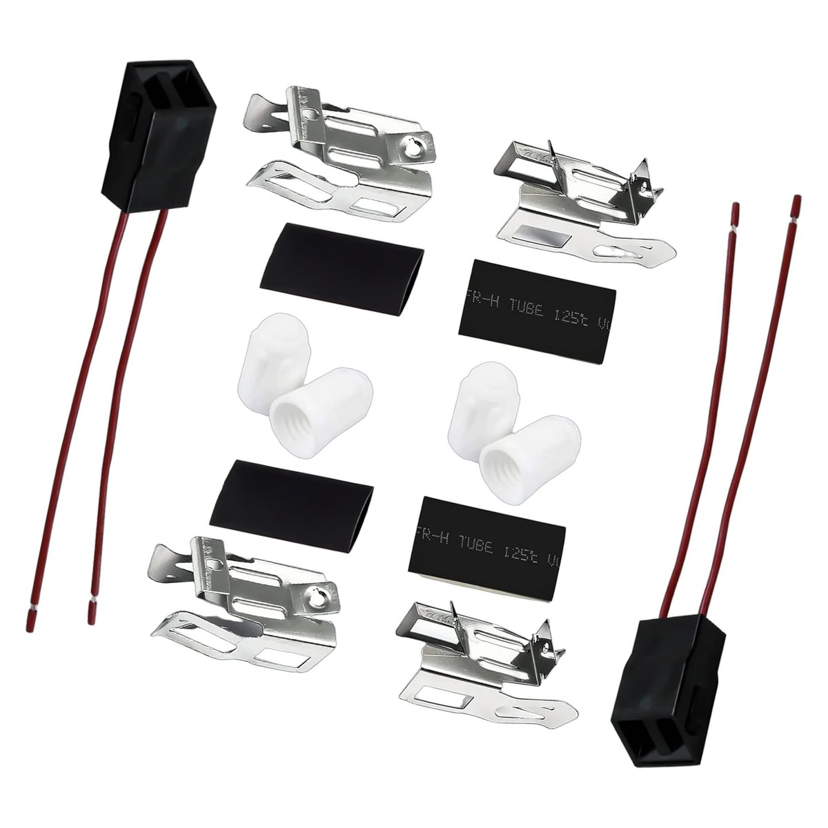 ERR117 Range Burner Receptacle Kit Compatible with Whirlpool Kenmore Frigidaire Maytag, Replaces 330031 5303935058 814399 AP3075808 WB17X210