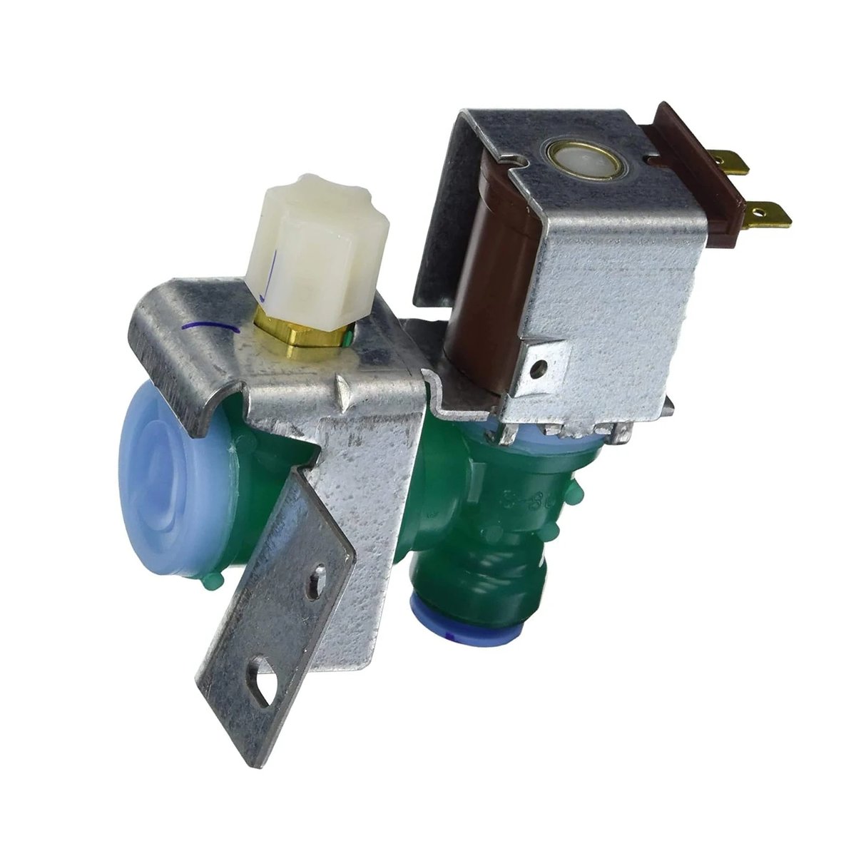 W10238100 Single Primary Water Inlet Valve Compatible with Whirlpool KitchenAid Kenmore Maytag Jenn-Air, Replaces WPW10238100 AP6017532 W10498992 PS11750831