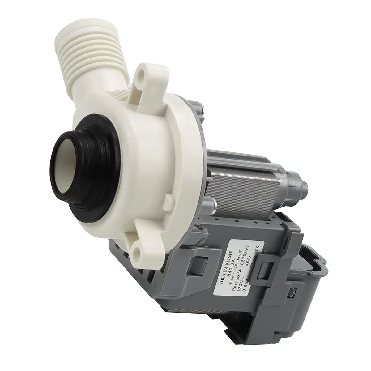 W10276397 Drain Pump Assembly Compatible with Whirlpool Maytag Kenmore, Replaces WPW10276397 AP6018417 1874334 PS11751719