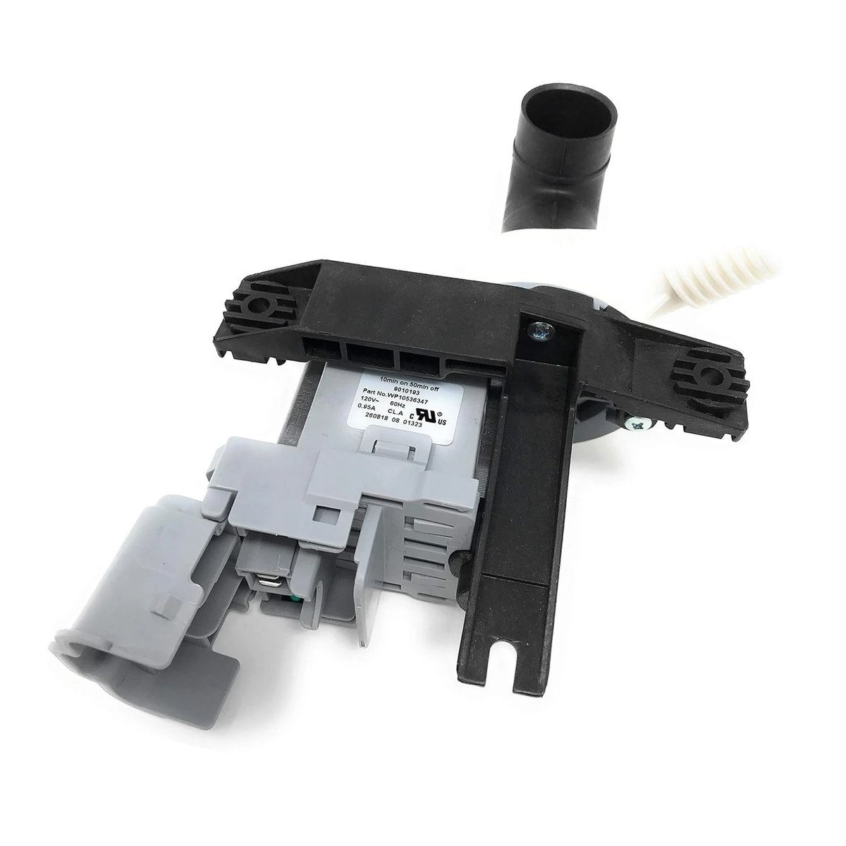 W10536347 Washer Drain Pump Assembly Compatible with Whirlpool Maytag Kenmore, Replaces W10049390 W10217134 W10155921 AP5650269