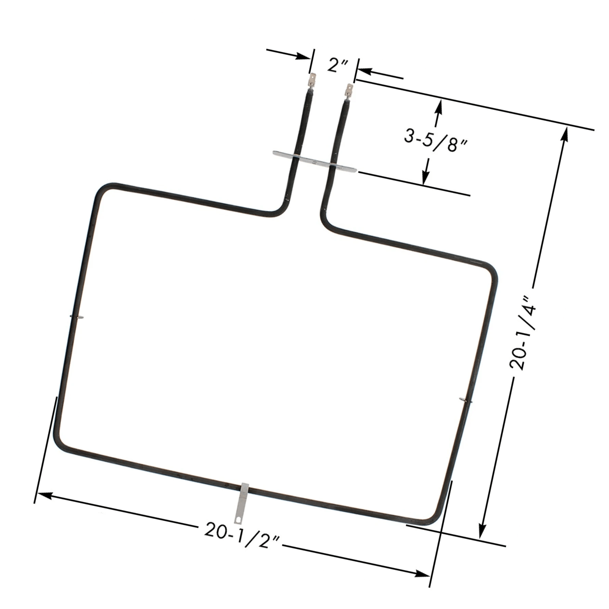 W10779716 Bake Element Compatible with Whirlpool Maytag KitchenAid Jenn-Air, Replaces AP5970727 W10289097 W10774342 PS11703285