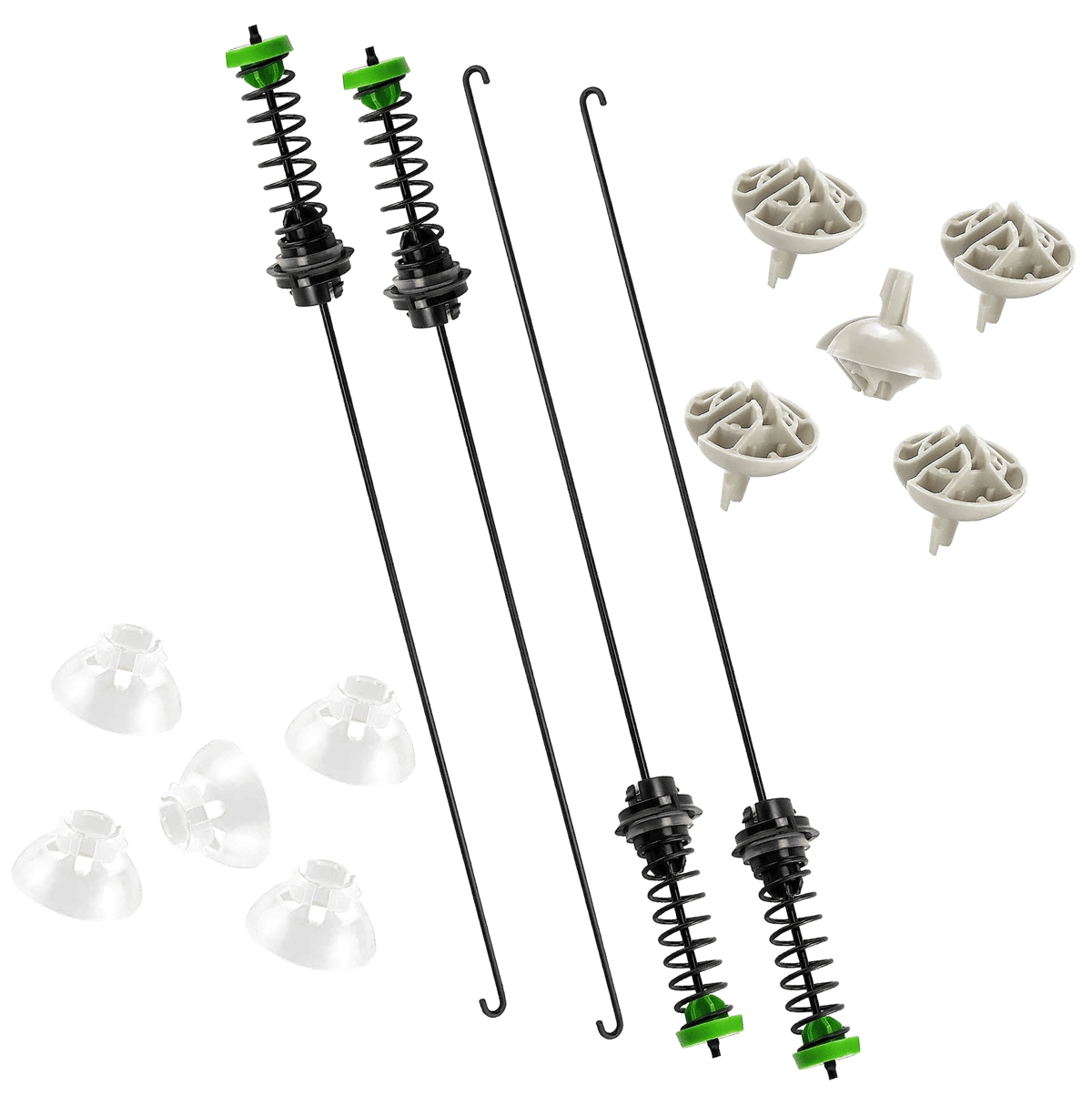 W11130362 Suspension Rod Kit Compatible with Whirlpool Maytag Kenmore, Replaces AP6262443 W10594080 W10748956 W10780040