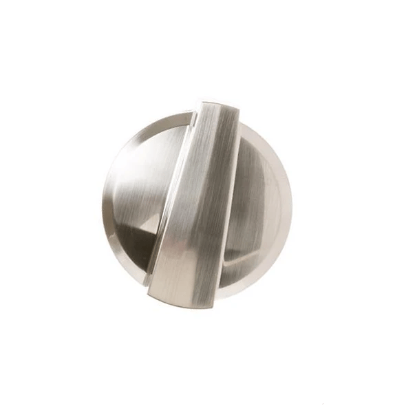 WB03X25796 Surface Burner Control Knob Stainless Steel Compatible with GE Profile, Replaces WB03T10326 AP5986232 PS11721433 4362262