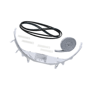 WE49X20697 Dryer Bearing Repair Kit Compatible with GE Hotpoint RCA Kenmore, Replaces AP5806906 PS9493092 DE20697