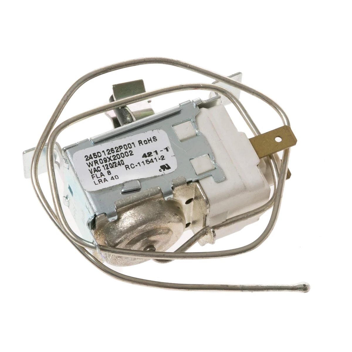 WR09X20002 Temperature Control Thermostat Compatible with GE Hotpoint RCA Americana, Replaces AP5806677 WR09X10042 WR09X10027 PS9493106
