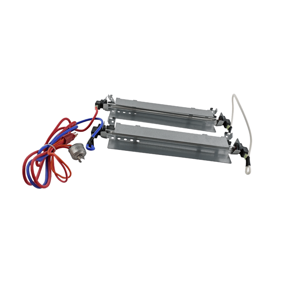 WR51X443 Defrost Heater with Thermostat Compatible with GE Hotpoint Kenmore RCA, Replaces AP2071465 PS303934 WR51X461 WR51X372