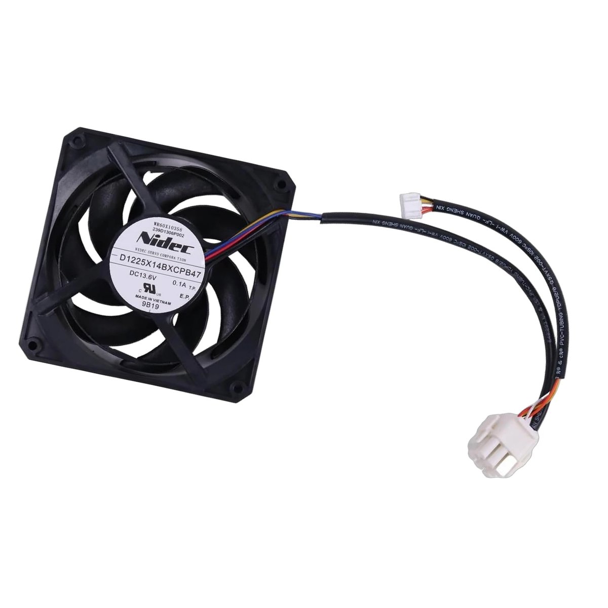 WR60X10358 DC Condenser Fan Motor Compatible with GE Hotpoint RCA, Replaces AP5781519 WR60X10339 PS8690738 3033263