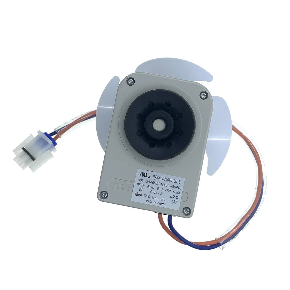 WR60X25798 Evaporator Fan Assembly Compatible with GE Hotpoint Refrigerators, Replaces WR60X22677 AP6024845 PS11737117