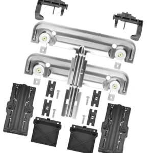 W10350375 Dishwasher Upper Rack Adjuster Kit Compatible with Whirlpool KitchenAid Kenmore, Replaces W10712395 AP5957560 W10250159 PS10065979