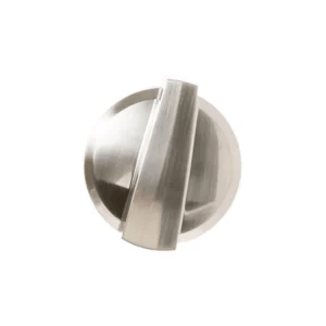 WB03X25796 Surface Burner Control Knob Stainless Steel Compatible with GE Profile, Replaces WB03T10326 AP5986232 PS11721433 4362262