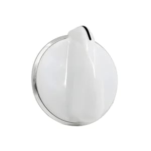 WE01X20378 Control Knob & Clip Compatible with GE Hotpoint RCA, Replaces WH01X10460 WE01X20432 WH01X10307 AP5806667 PS9493075