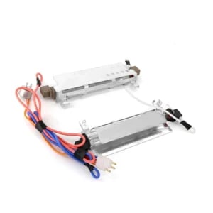 WR51X442 Dual Defrost Heater & Thermostat Kit Compatible with GE Hotpoint Kenmore RCA, Replaces AP2071464 WR51X342 WR51X463 PS303933
