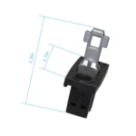 134937300 Washer Door Strike Assembly Compatible with Frigidaire Electrolux, Replaces AP4365553 7134937300 1483065 PS2345126