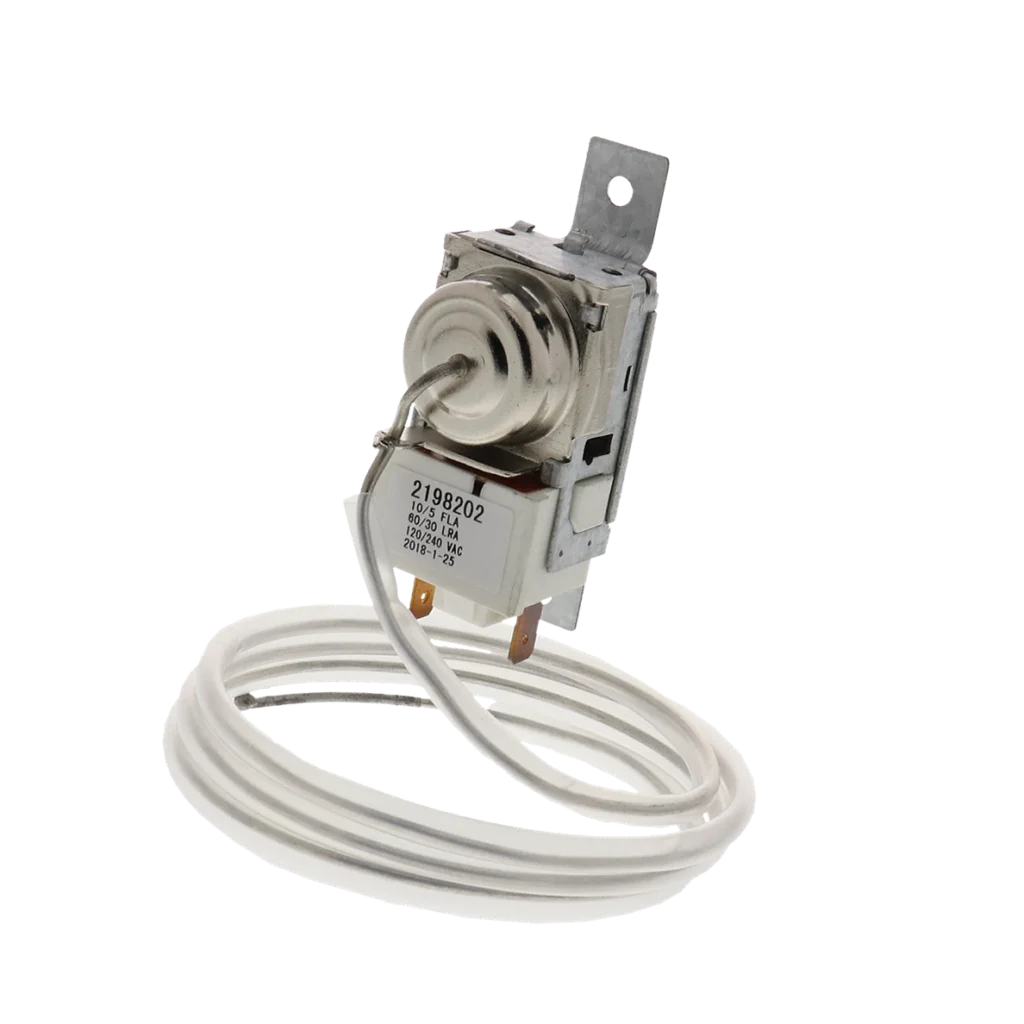 2198202 2198202 Refrigerator Cold Control Thermostat Compatible with Whirlpool Kenmore Maytag KitchenAid, Replaces WP2198202 AP6006166 PS11739232 2161284 2198201