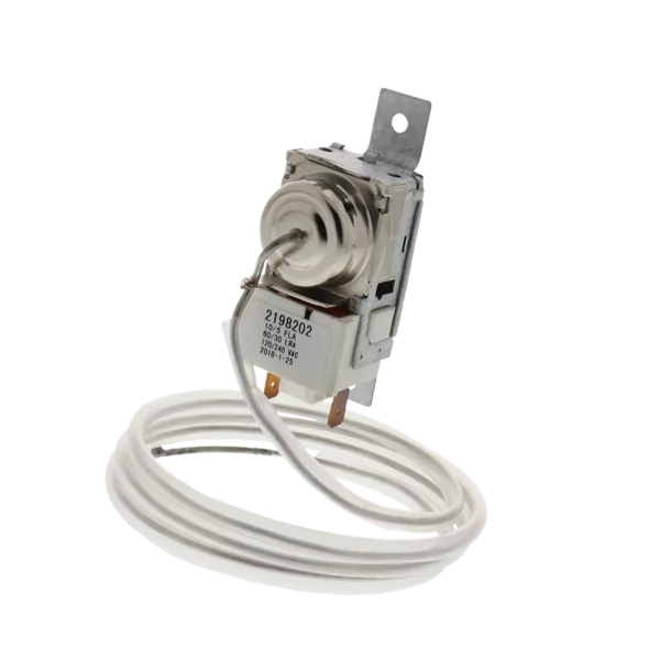 2198202 Refrigerator Cold Control Thermostat Compatible with Whirlpool Kenmore Maytag KitchenAid, Replaces WP2198202 AP6006166 PS11739232 2161284 2198201
