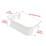 240351601 Freezer Door Shelf Bin Compatible with Frigidaire Kenmore Electrolux, Replaces AP2115974 240351607 PS430027