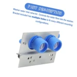 285805 Washer Water Inlet Valve Compatible with Whirlpool Kenmore KitchenAid Maytag Roper, Replaces AP3094541 285805VP 292197 3349451 PS334646