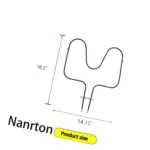 318255101 Oven Bake Element Compatible with Frigidaire Electrolux Gibson Tappan Kenmore, Replaces AP3695770 3016246 5303016246 318255105
