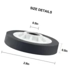 37001042 Drum Support Roller Compatible with Maytag Amana Speed Queen Whirlpool, Replaces WP37001042 AP6008773 PS11741913 14218934 500214