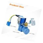 5220JB2010 Water Inlet Valve Compatible with LG Kenmore, Replaces AP4444451 5220JB2010A 5220JB2010W 5220JB2005A PS3527440