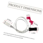 636658 Thermistor Assembly Compatible with Norcold RV Refrigerator, Replaces 620871 | Fits 1200, 1210, N1095, N300, N400, N61X, N81X Series