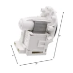 A00126401 Dishwasher Drain Pump Assembly Compatible with Frigidaire Electrolux Kenmore Gibson Kelvinator Westinghouse, Replaces AP5690431 154736201 5304492415 PS8689824
