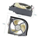 DA97-15765C Condenser Fan Motor Assembly Compatible with Samsung Refrigerator, Replaces DA97-15765A DA97-12842A DA97-12842B DA97-12842D AP6001015