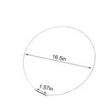 DC97-04973B Door Boot Spring Clamp Compatible with Samsung, Replaces AP4336356 2025747 PS4218211