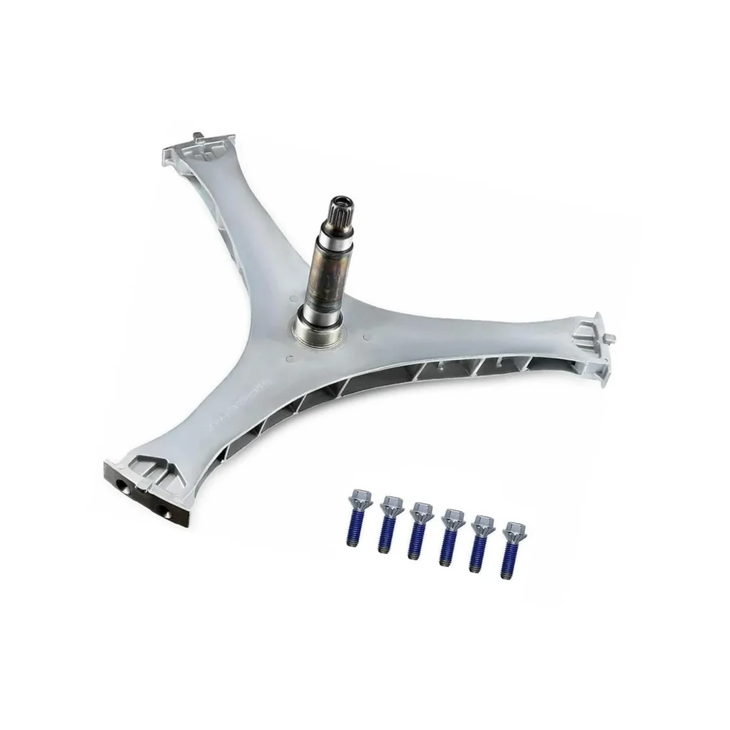 DC97-17004B DC97-17004B Washer Flange Shaft Assembly (Spider Arm) Compatible with Samsung, Replaces DC97-17004A DC97-17004C DC97-17004E AP5800144 PS8764285