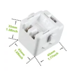 ER61005518 Refrigerator Compressor Start Relay and Overload Kit Compatible with Whirlpool Maytag Kenmore Refrigerator, Replaces 61005518 AP4009659 PS2004057 12002782 1194680 AH2004057 EA2004057