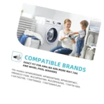 W10130913 Washer Drain Pump Assembly Compatible with Whirlpool Maytag Kenmore Amana Inglis, Replaces WPW10730972 8540024 W10730972 W10117829 AP6023956