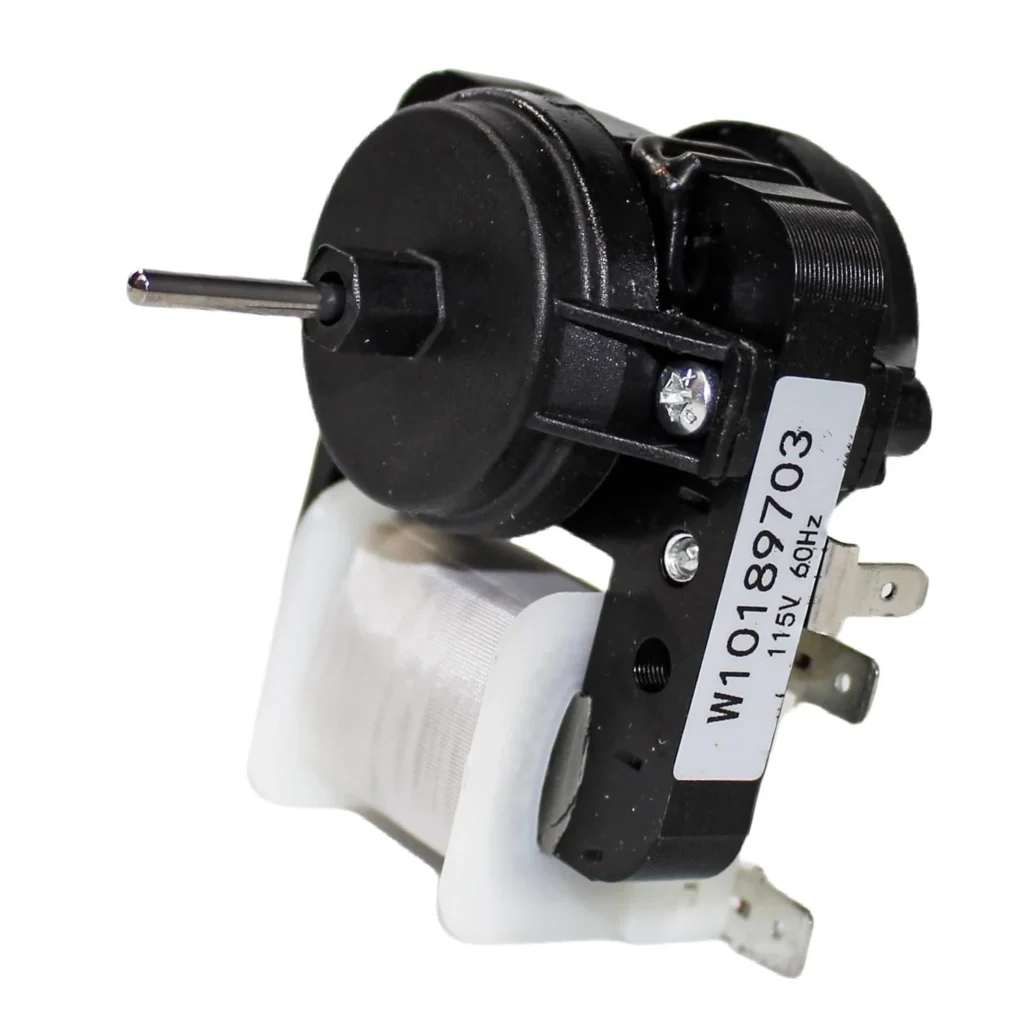 W10189703 W10189703 Refrigerator Evaporator Fan Motor Compatible with Whirlpool Maytag KitchenAid Kenmore, Replaces WPW10189703 AP6016598 W10208121 2219647