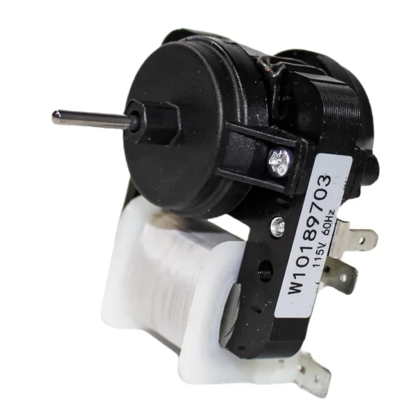 W10189703 Refrigerator Evaporator Fan Motor Compatible with Whirlpool Maytag KitchenAid Kenmore, Replaces WPW10189703 AP6016598 W10208121 2219647