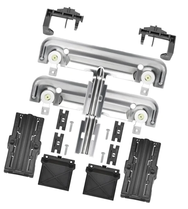 W10350375 Dishwasher Upper Rack Adjuster Kit Compatible with Whirlpool KitchenAid Kenmore, Replaces W10712395 AP5957560 W10250159 PS10065979