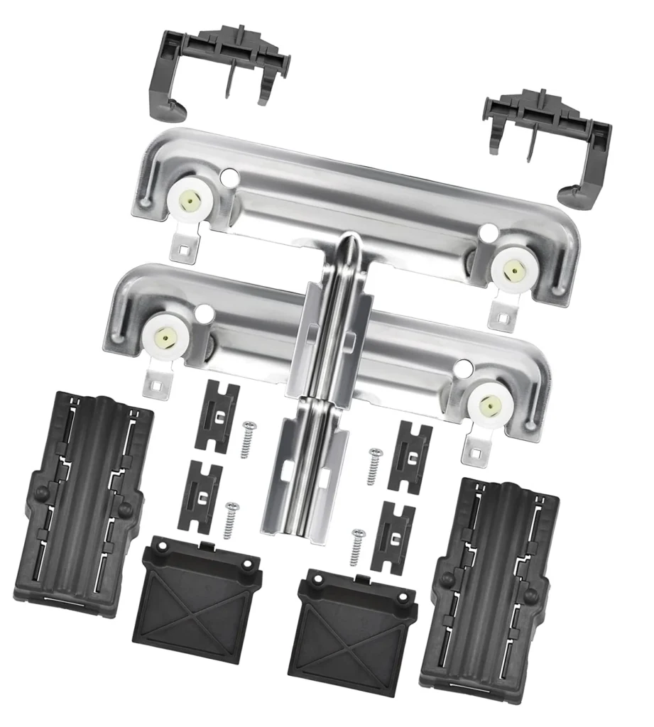 W10350375 W10350375 Dishwasher Upper Rack Adjuster Kit Compatible with Whirlpool KitchenAid Kenmore, Replaces W10712395 AP5957560 W10250159 PS10065979