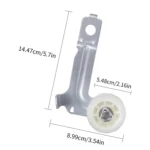 W10547292 Dryer Idler Pulley Wheel & Arm Compatible with Whirlpool Maytag Kenmore, Replaces WPW10547292 AP6022817 8547160 PS11756154