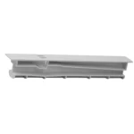W10671238 Refrigerator Center Crisper Drawer Slide Rail Compatible with Whirlpool Maytag KitchenAid Amana Kenmore, Replaces WPW10671238 AP6023702 67001057 8208354 12530701