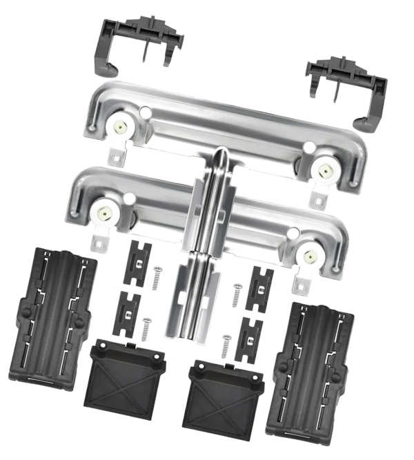 W10712395 Dishwasher Upper Rack Adjuster Kit Compatible with Whirlpool KitchenAid Kenmore, Replaces AP5957560 W10350375 W10250159 PS10065979