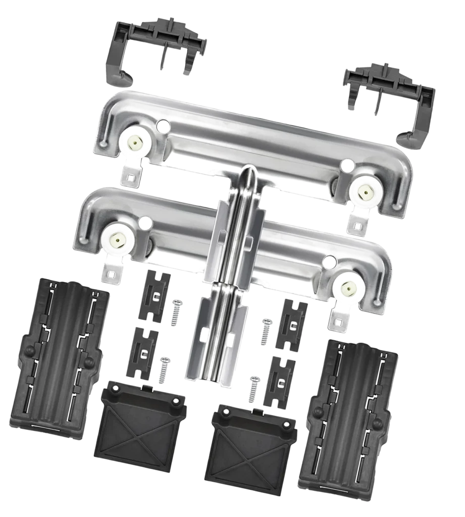 W10712395 W10712395 Dishwasher Upper Rack Adjuster Kit Compatible with Whirlpool KitchenAid Kenmore, Replaces AP5957560 W10350375 W10250159 PS10065979