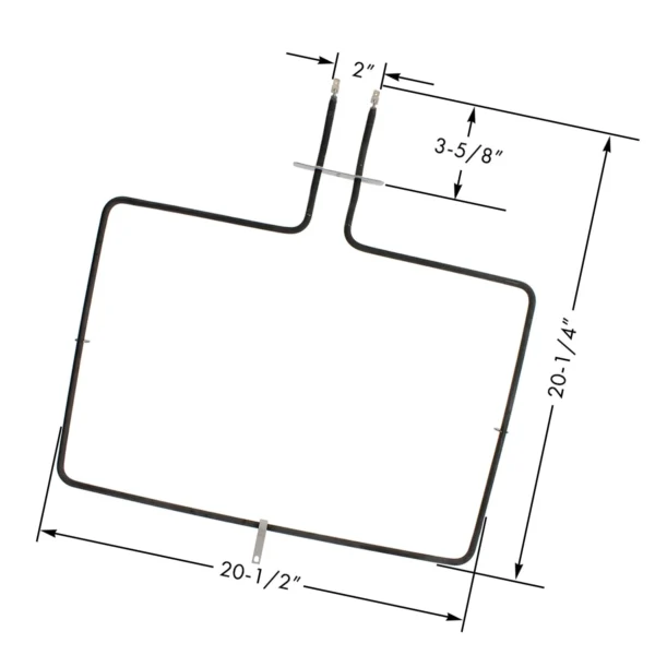 W10779716 Bake Element Compatible with Whirlpool Maytag KitchenAid Jenn-Air, Replaces AP5970727 W10289097 W10774342 PS11703285