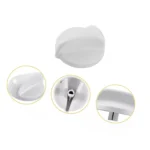 WB03K10034 Surface Burner Knob White Compatible with GE Hotpoint Americana, Replaces AP3620001 242680 PS225983 WB3K10034