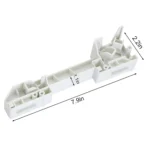 WB06X10610 Microwave Door Latch Housing Compatible with GE Hotpoint Profile, Replaces AP3866945 PS1019899 AH1019899 EA1019899 1166432