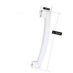 WB06X10943 Microwave Handle Support Compatible with GE Hotpoint, Replaces AP5790057 PS8753758 3025054