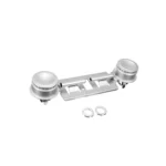 WB16K10026 Double Burner Assembly Compatible with GE Hotpoint Kenmore, Replaces AP2633210 WB29K17 868697 WB16K10003