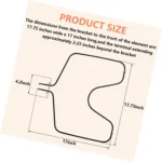 WB44X5082 Oven Bake Element Compatible with GE Hotpoint RCA Kenmore, Replaces AP2031084 WB44X5061 WB44X5072 WB44X5085
