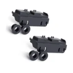 WD28X27241 Dishwasher Rack Carrier and Roller Kit Compatible with GE Hotpoint Haier, Replaces WD12X10438 WD12X10439 WD12X10446 WD12X28078 AP6990367