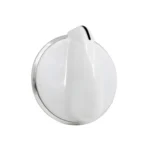 WE01X20378 Control Knob & Clip Compatible with GE Hotpoint RCA, Replaces WH01X10460 WE01X20432 WH01X10307 AP5806667 PS9493075